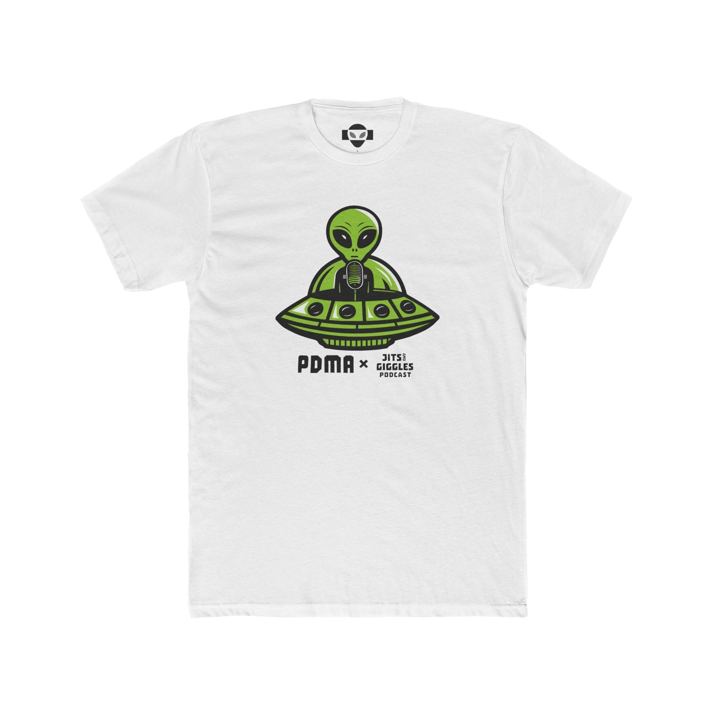 Green Logo Tee - Jits and Giggles Podcast x PDMA Collab
