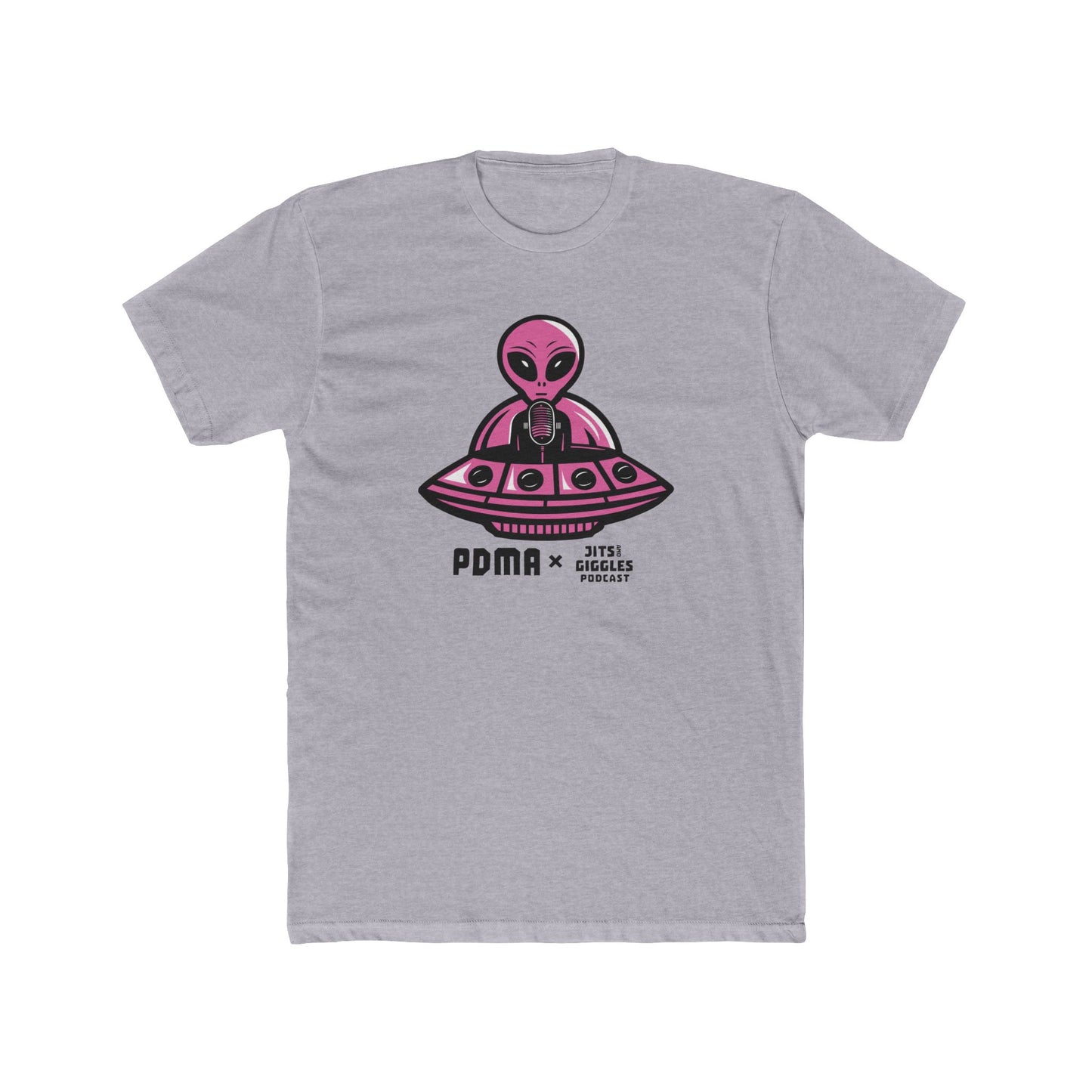 Pink Logo Tee - Jits and Giggles Podcast x PDMA Collab