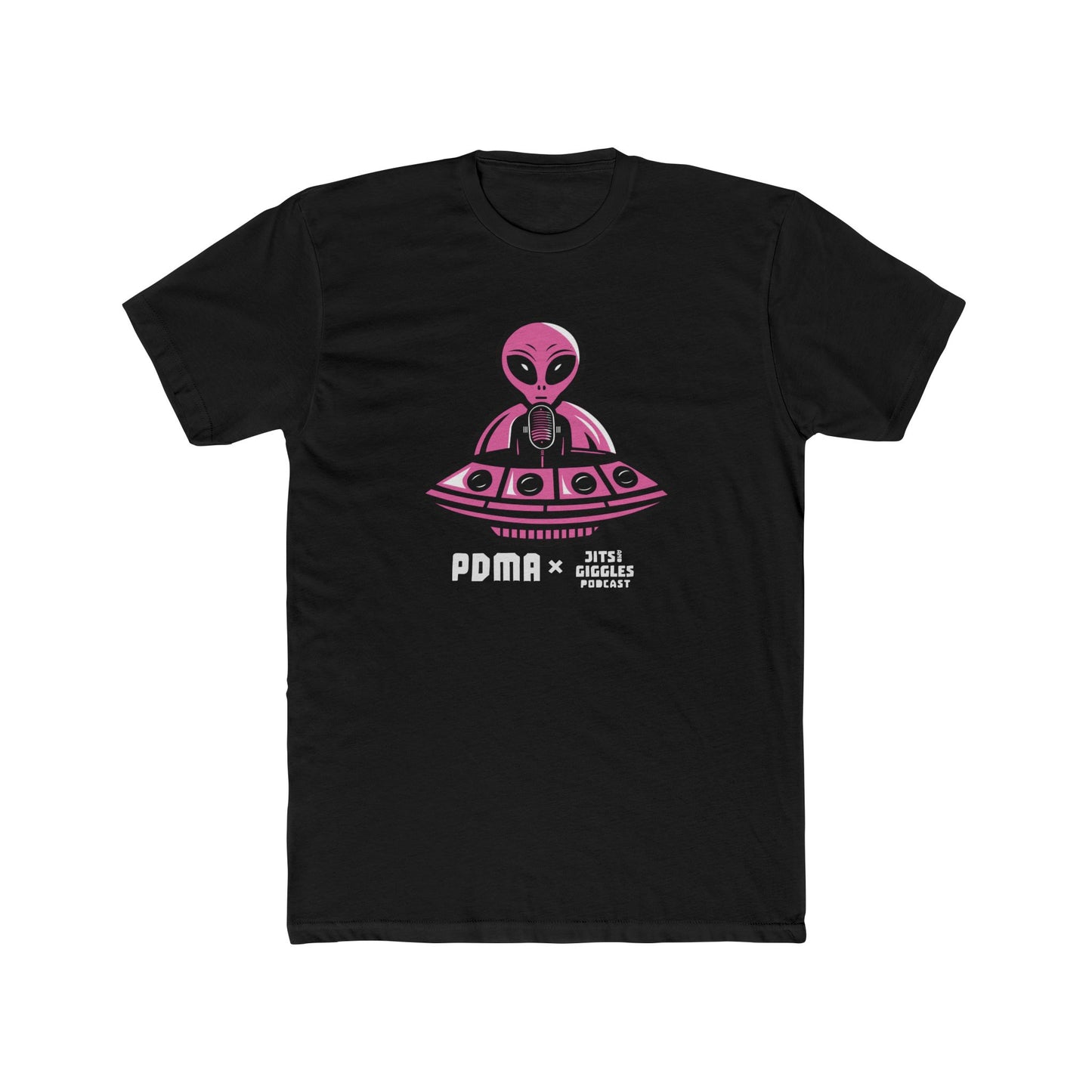 Pink Logo Tee - Jits and Giggles Podcast x PDMA Collab