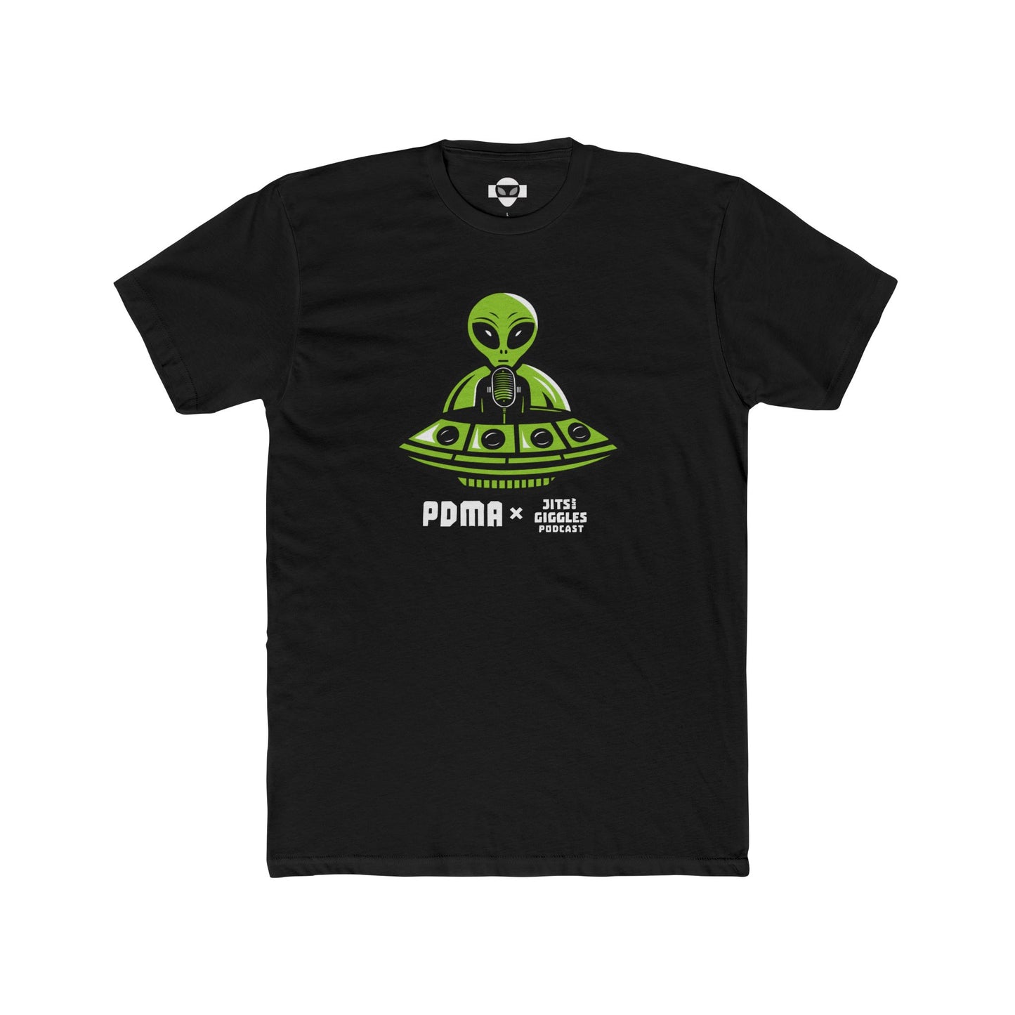 Green Logo Tee - Jits and Giggles Podcast x PDMA Collab