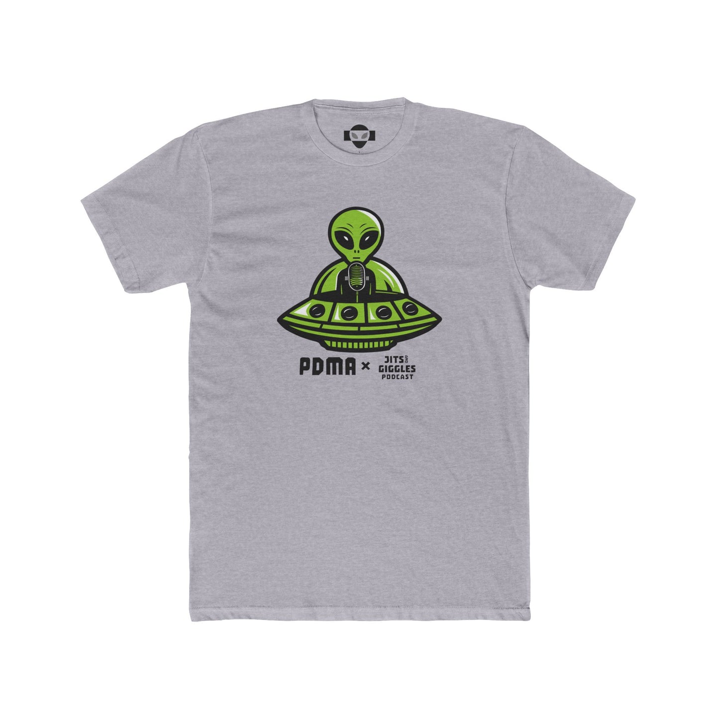 Green Logo Tee - Jits and Giggles Podcast x PDMA Collab